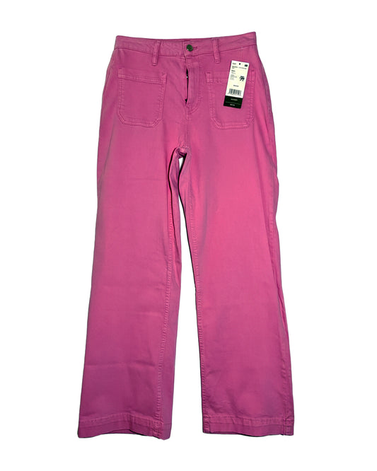 CORE POCKET HIGH-RISE WIDE LEG DENIM