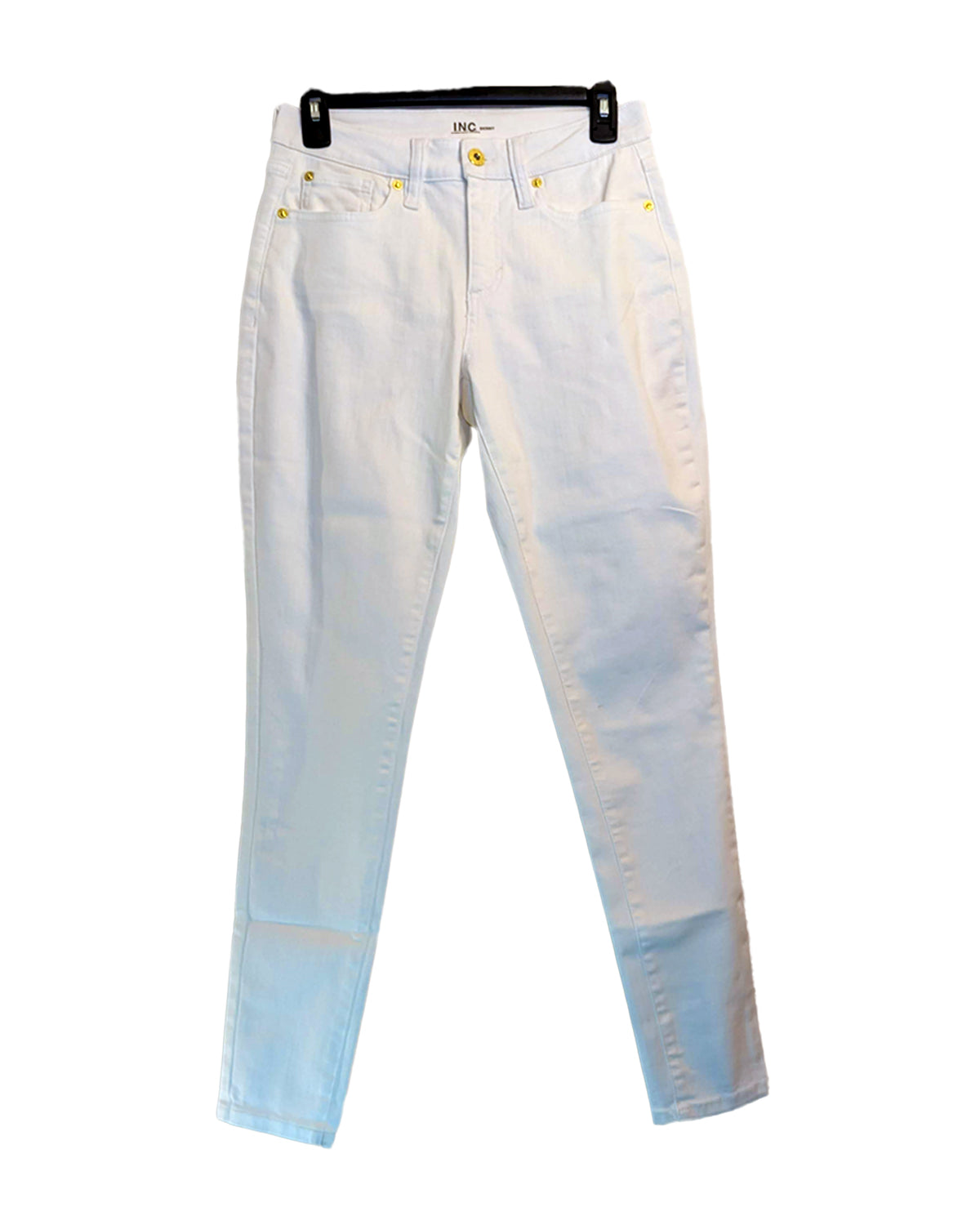 WOMEN'S BRIGHT WHITE SKINNY JEANS
