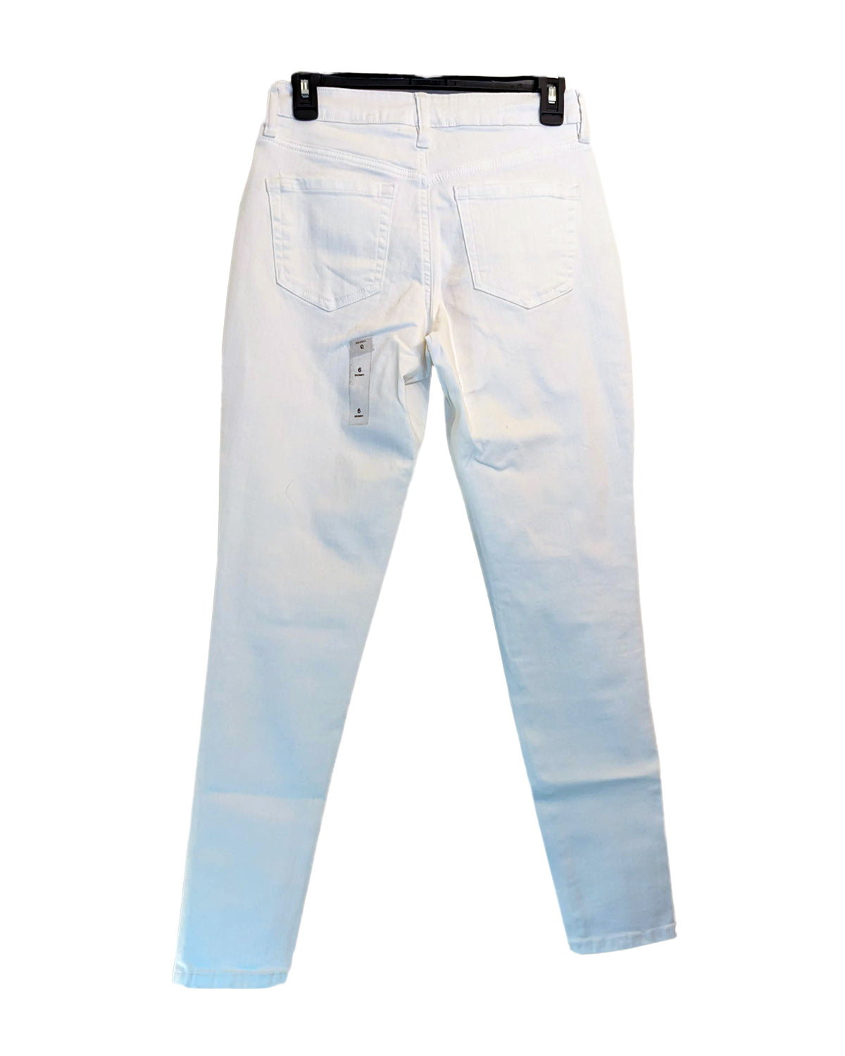 WOMEN'S BRIGHT WHITE SKINNY JEANS