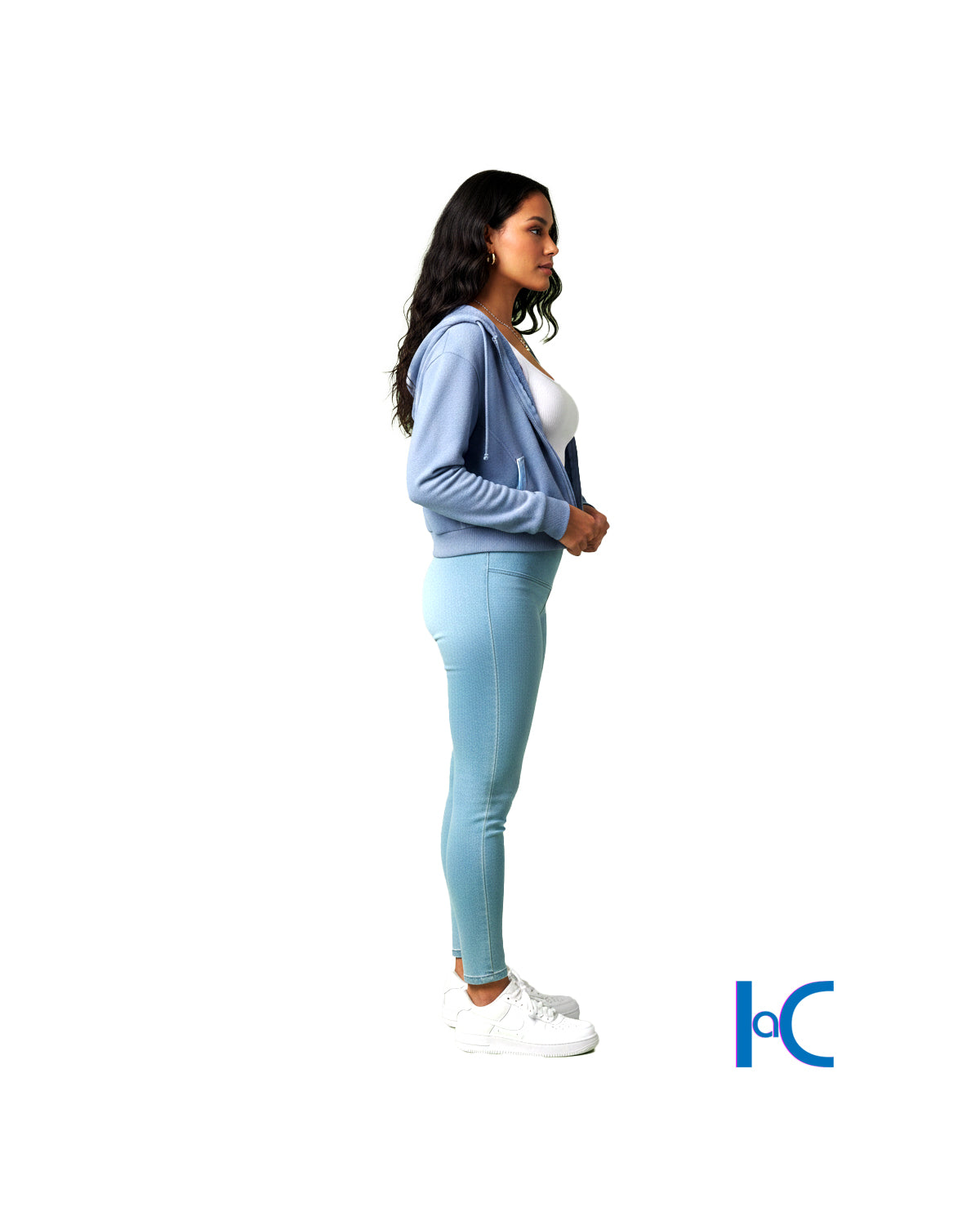 IDEOLOGY CROPPED ZIP-UP HOODIE