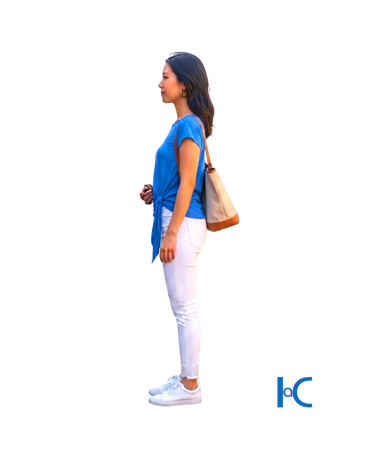 ON-34th SIDE-TIE SHORT SLEEVE KNIT TOP