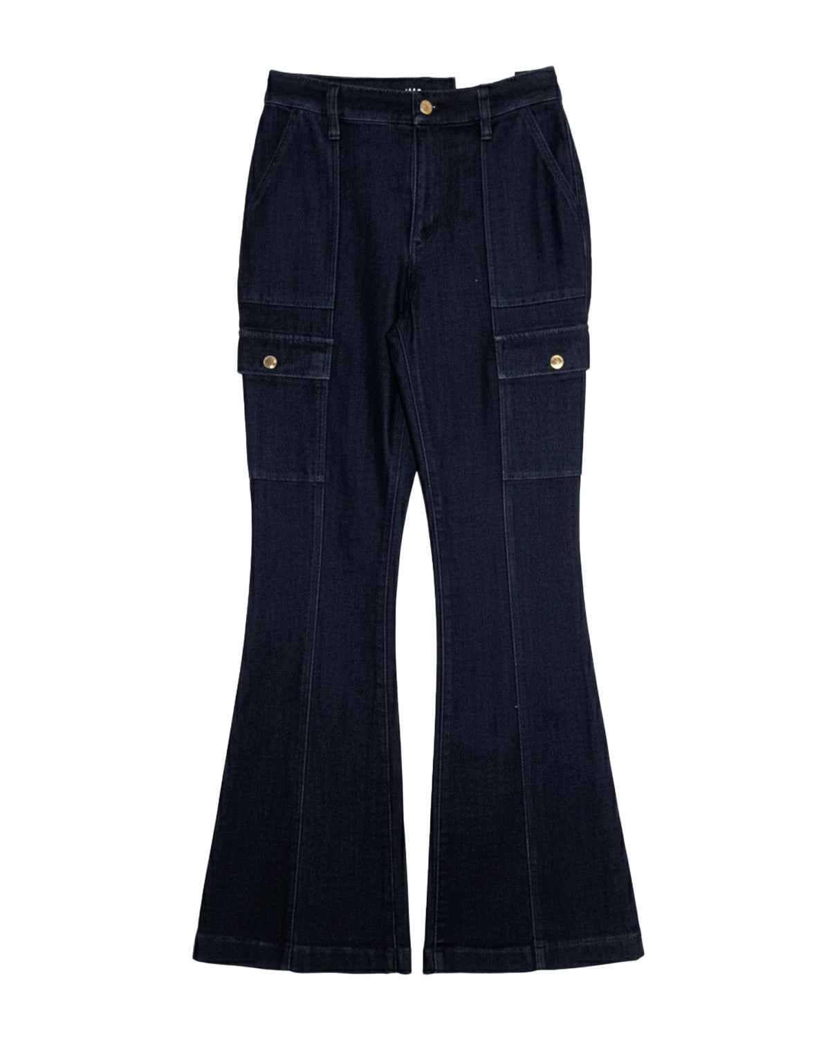 WOMEN'S INDIGO FLARED DENIM PANTS