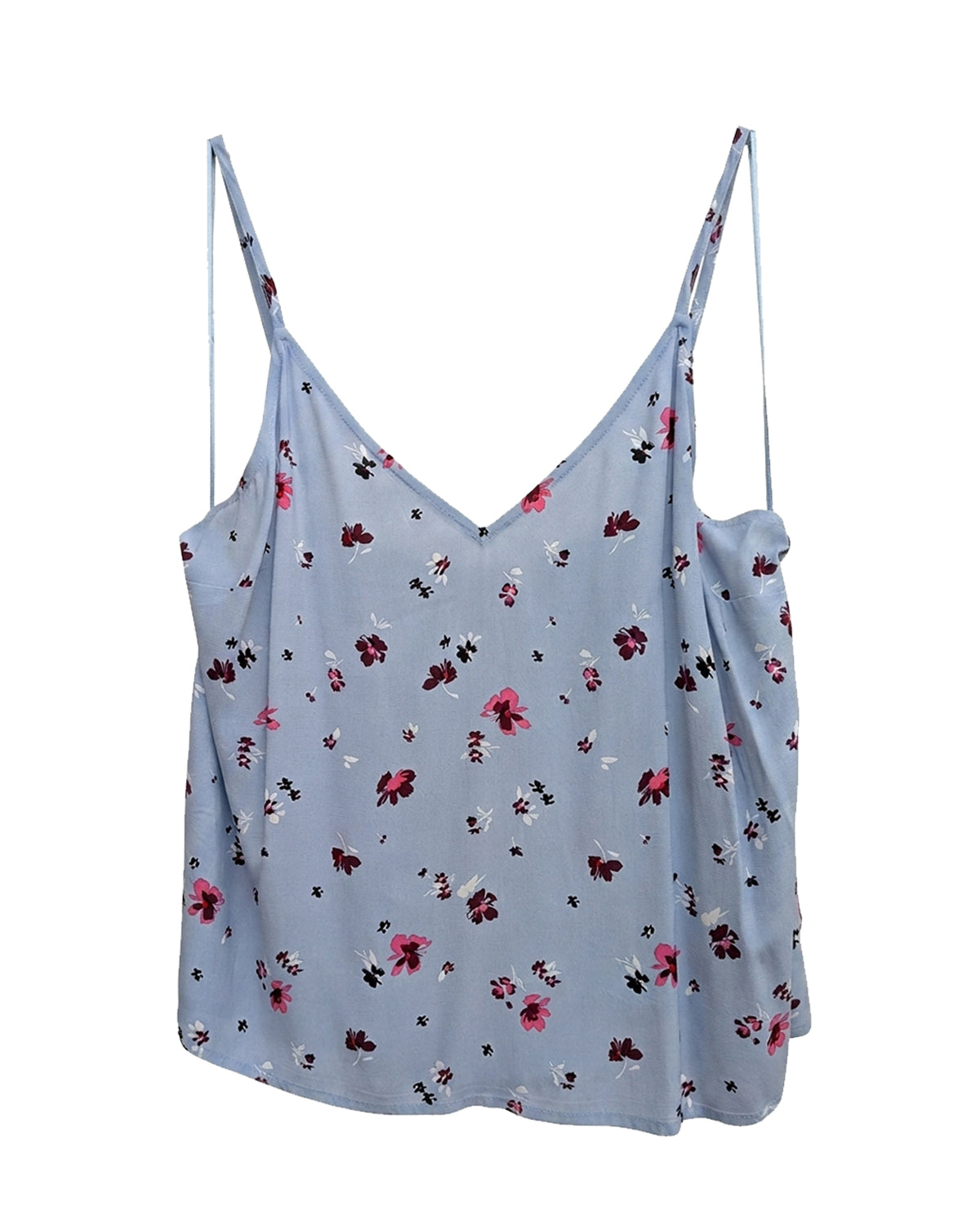 PERIWINKLE FLORAL CAMISOLE TOP