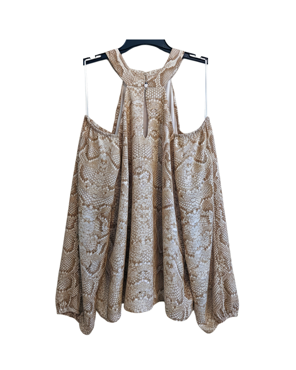 SNKE HALTERNECK LONG-SLEEVE TOP