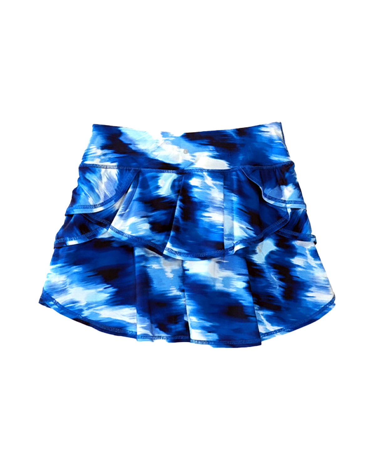 SHIBORI WAVE FLOUNCE TENNIS SKORT