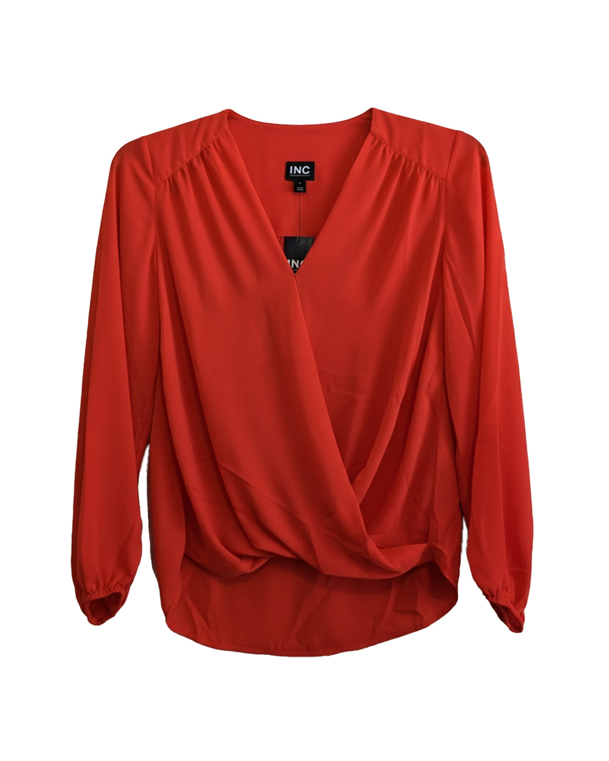 TROPICAL PUNCH SURPLICE BLOUSE