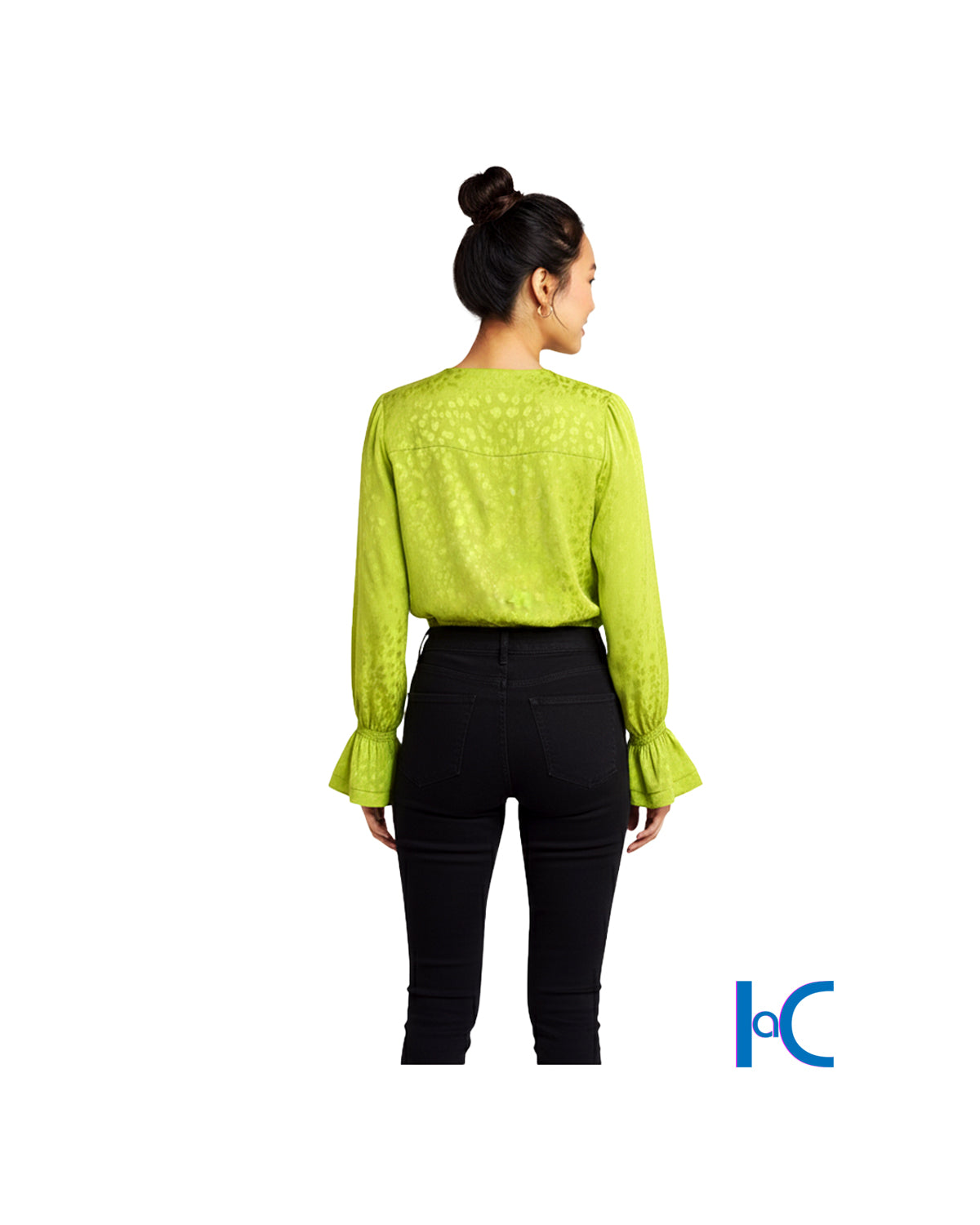 SWEET MIDORE V-NECK BLOUSE