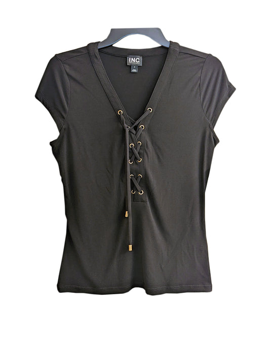 WOMEN'S TIE-FRONT SLEEVELESS TOP