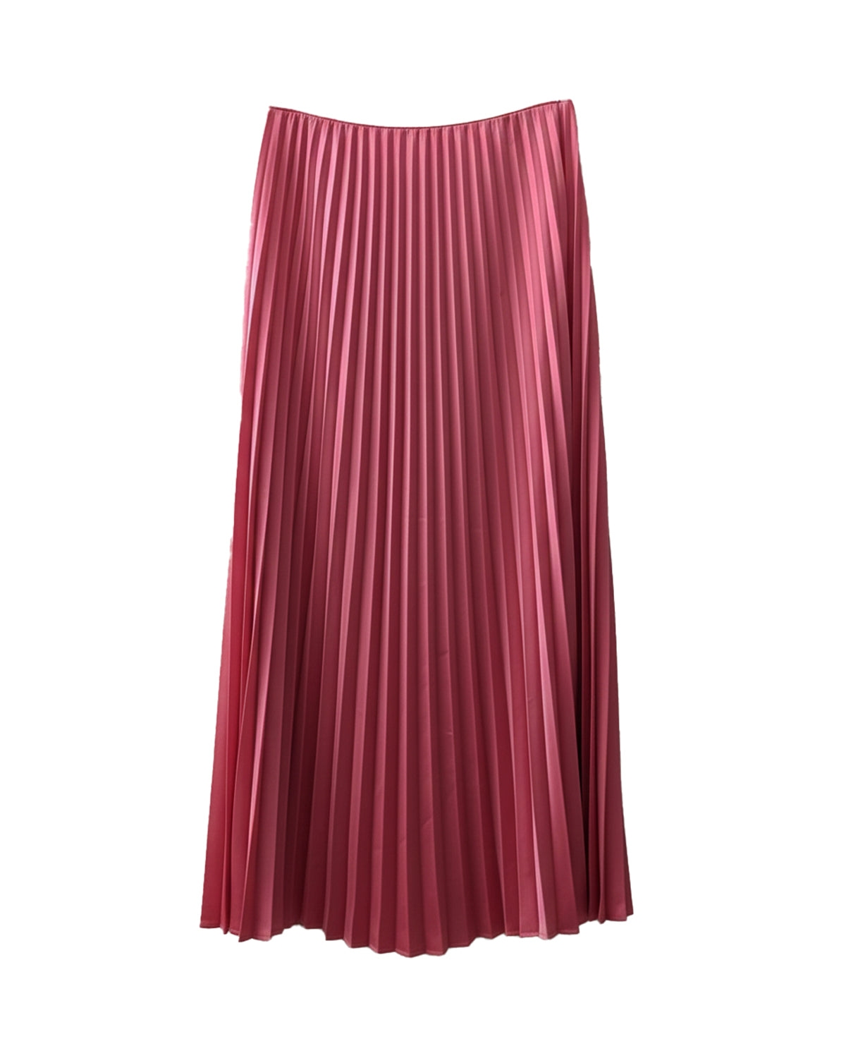 STRAWBERRY ICE PLEATED MAXI