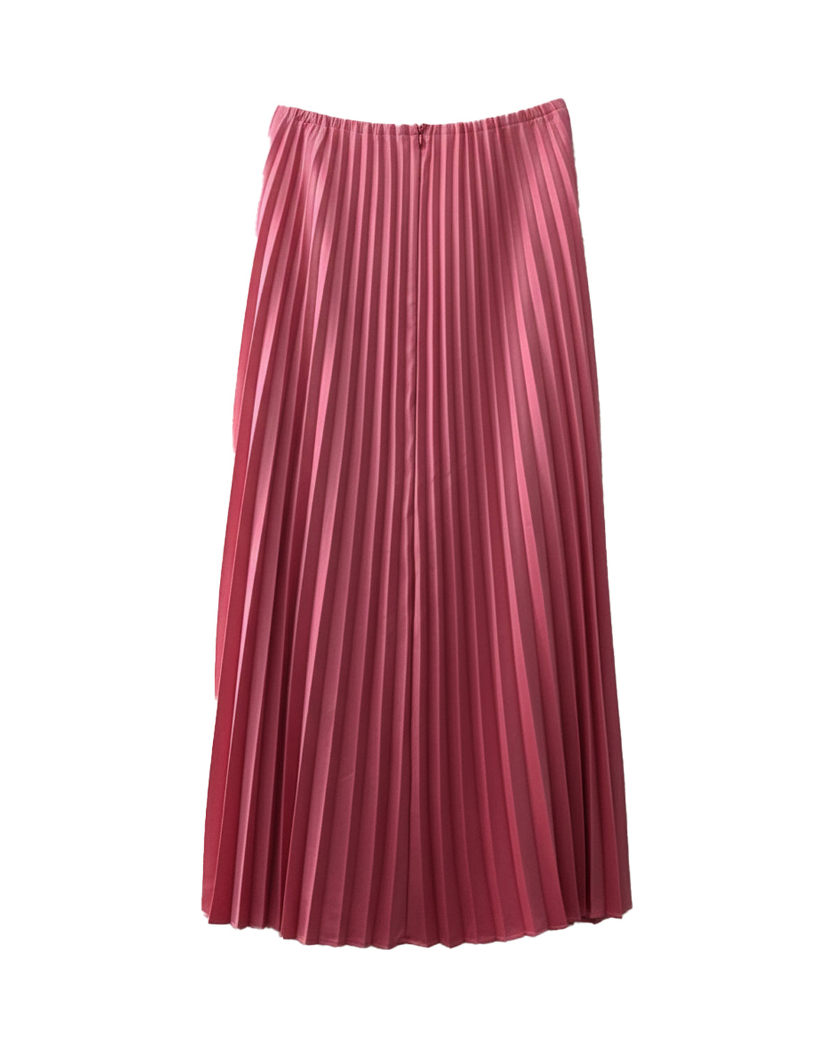 STRAWBERRY ICE PLEATED MAXI