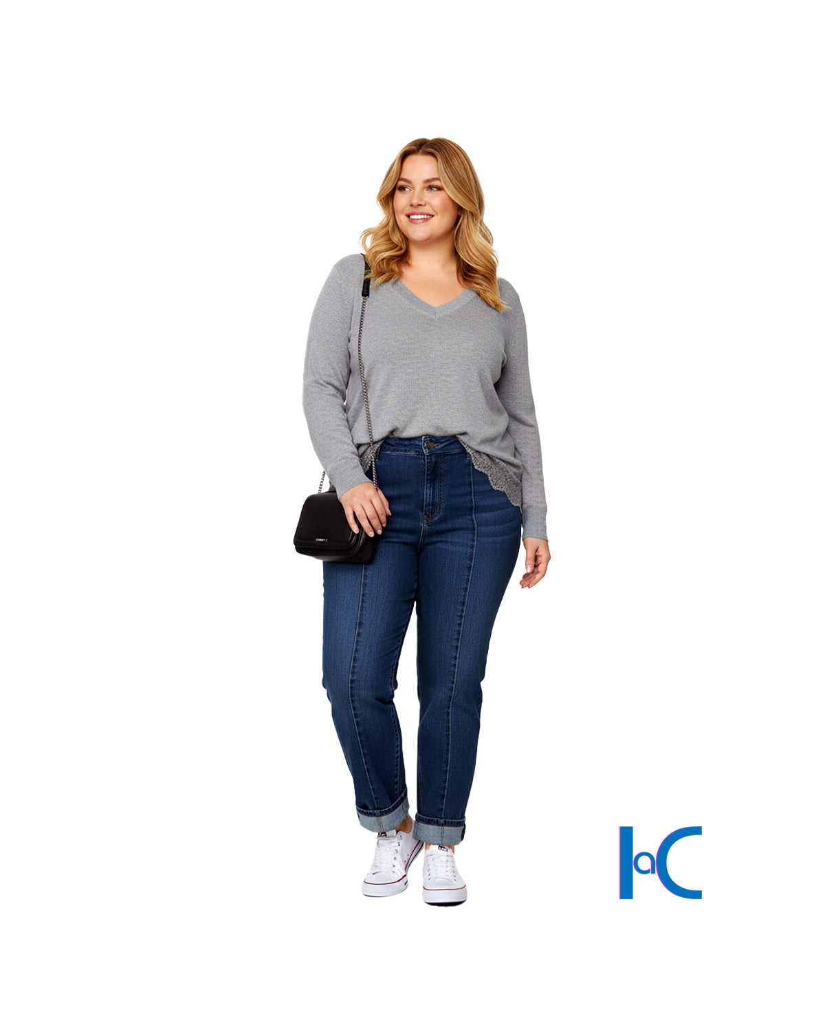 LACE TRIM PULL-OVER SWEATER