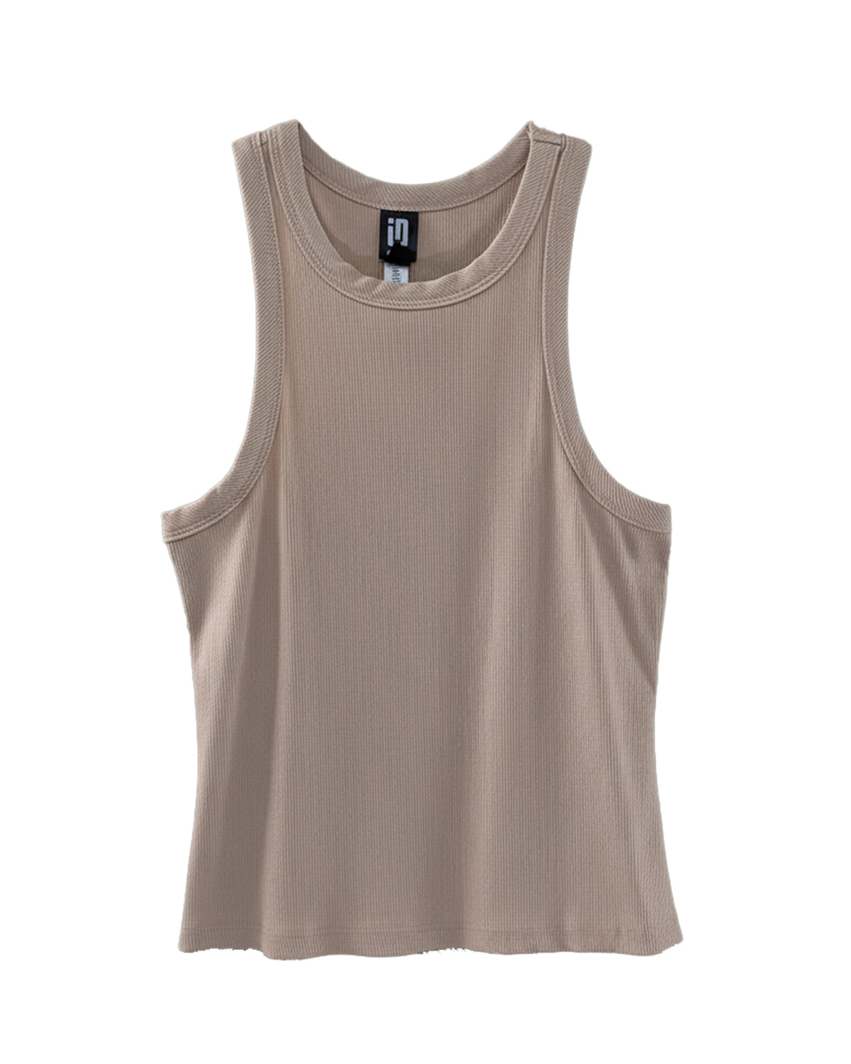 WOMEN'S TAN RIB TANK