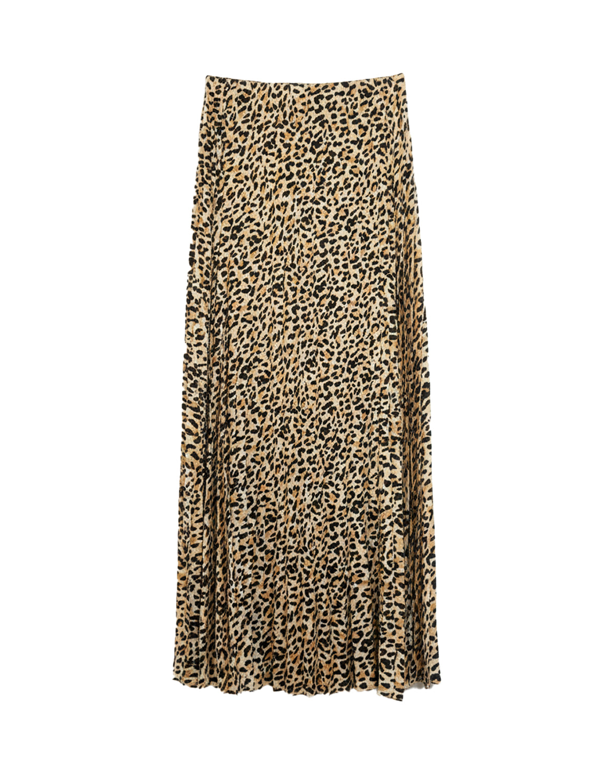 SUNSET NUDE PLEATED MAXI SKIRT