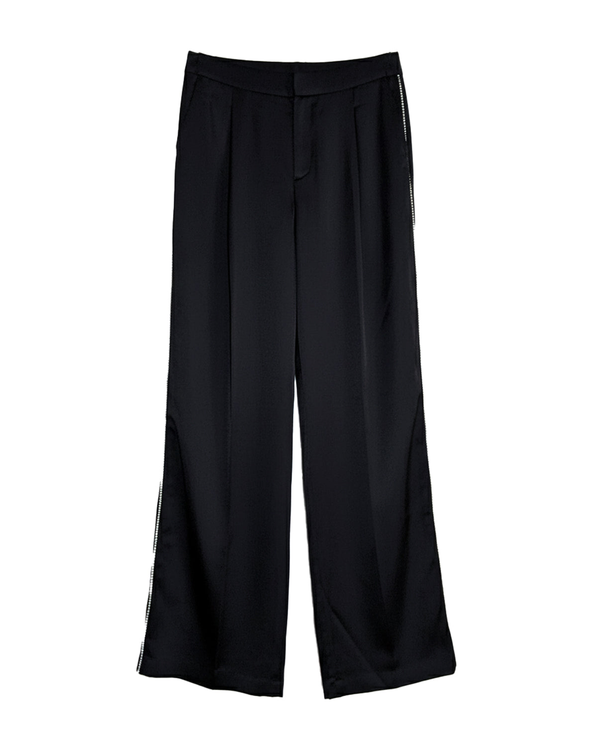 WIDE-LEG TROUSERS WITH DIAMONDS