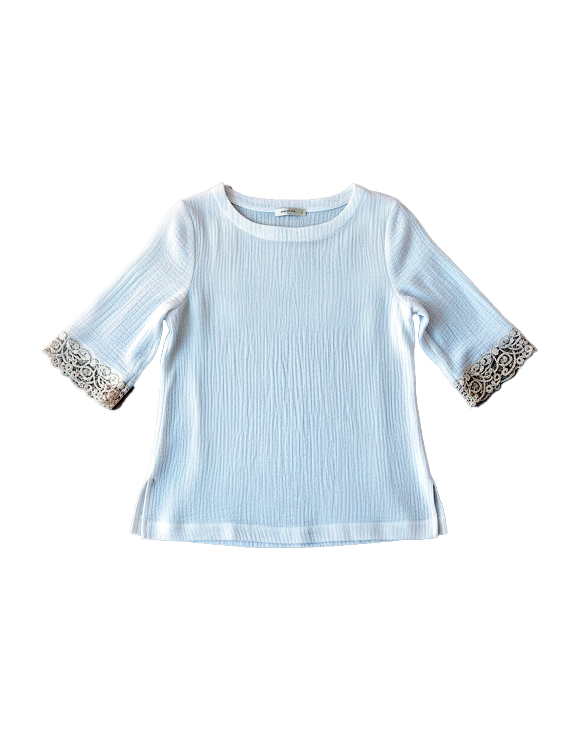 BOAT-NECK WHITE TUNIC TOP