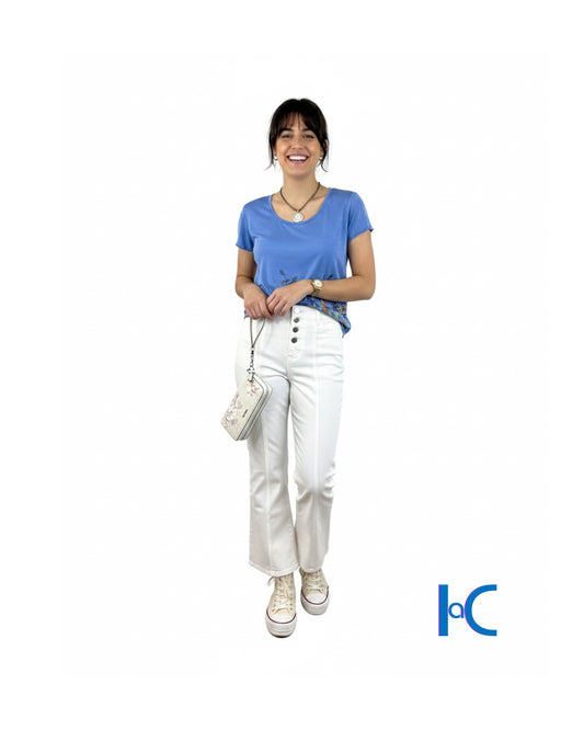 MIRELLA SCOOP-NECK WOMEN'S TOP