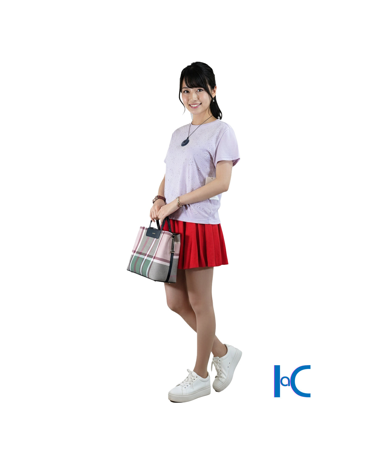 LINEN BLEND BUTTON-FRONT MINI SKIRT