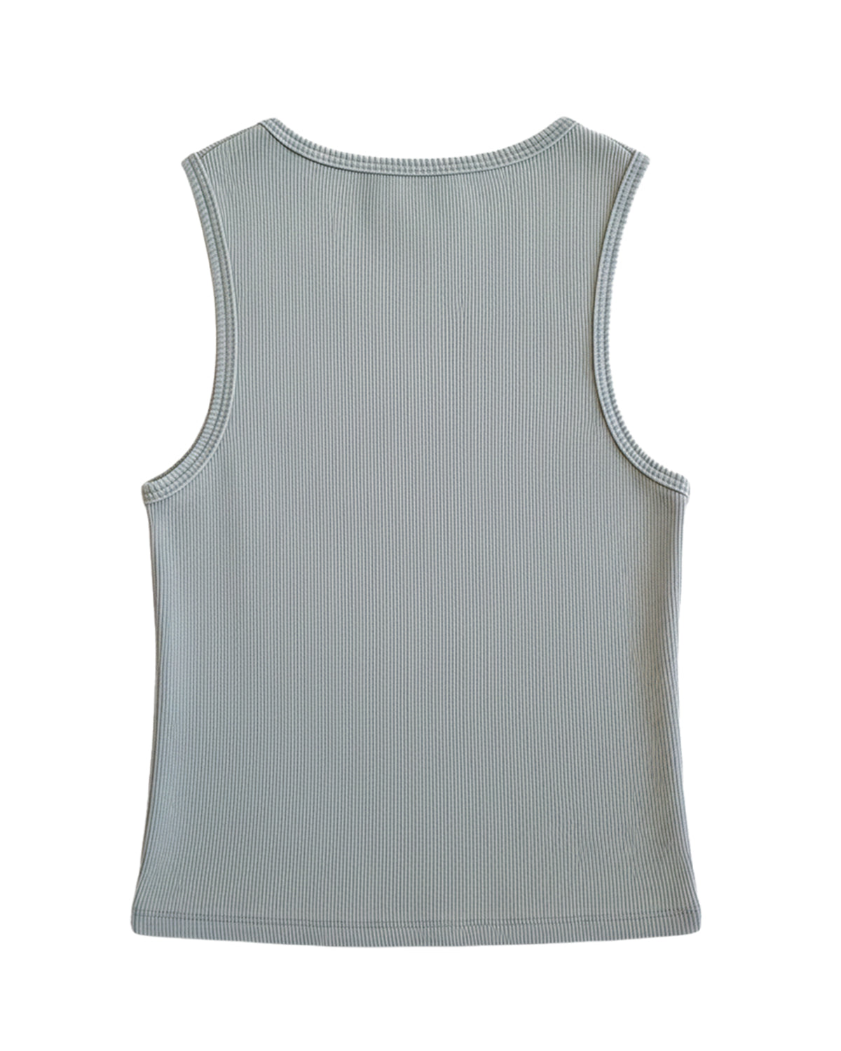 JUNIOR'S ZIP-FRONT FRESH SAGE TANK