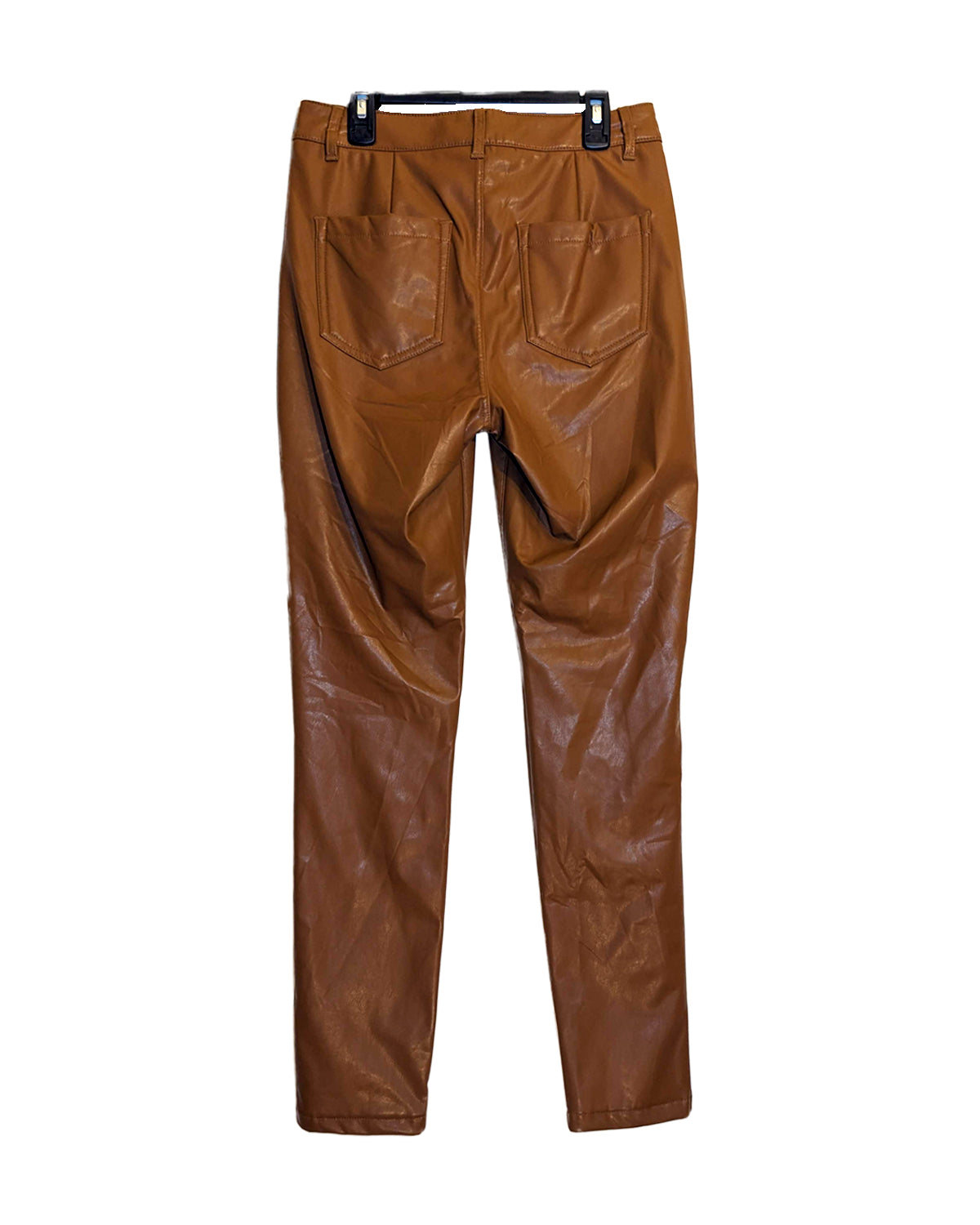 FAUX LEATHER SKINNY LEGGINGS