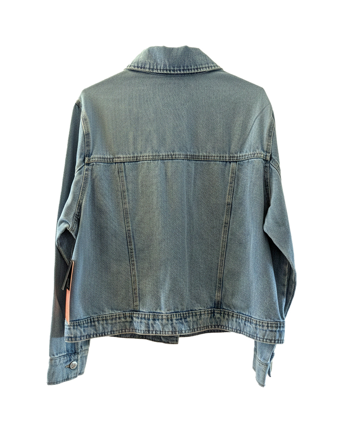 CLASSIC MID-WASH RELAXED DENIM JACKET