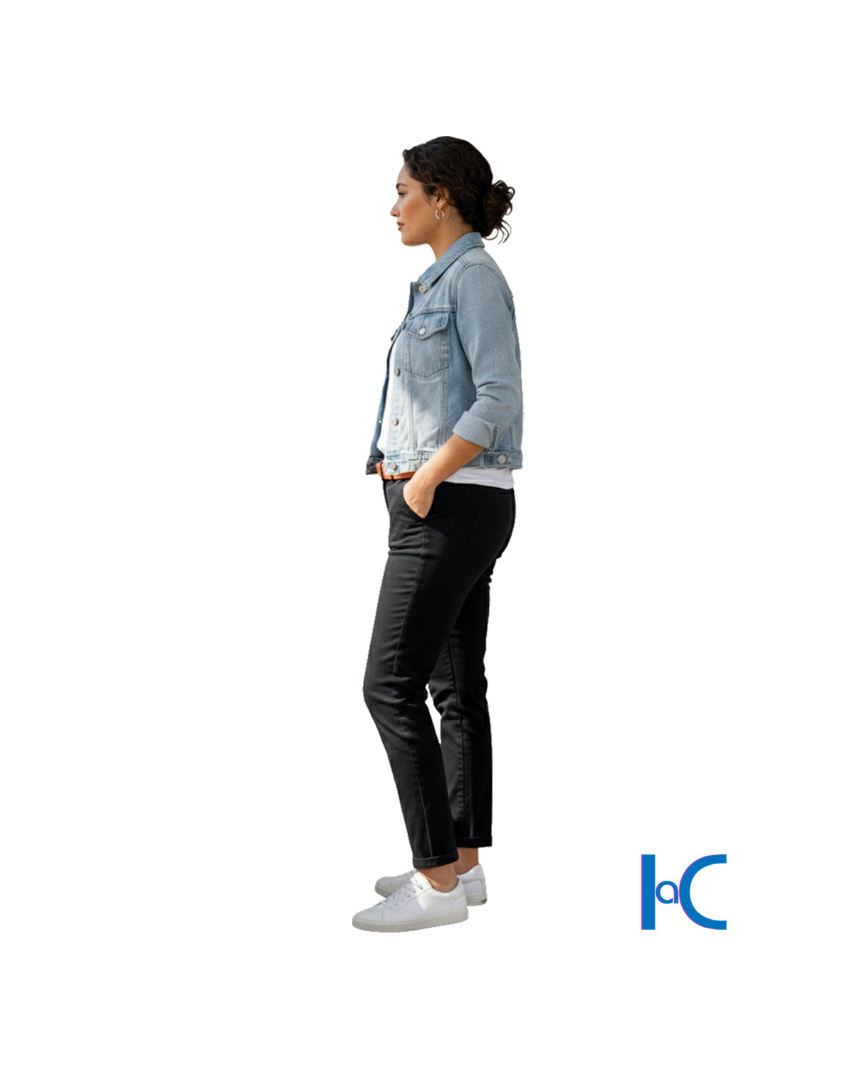 CLASSIC MID-WASH RELAXED DENIM JACKET